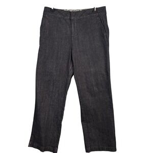 Denim & Co Womens Jeans Trousers‎ Perfect Flex Dark Gray Denim Mid Rise Size 8P